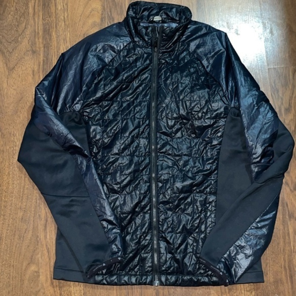 OBERMEYER Black light puffer shell jacket Mens size small ski/ snowboard